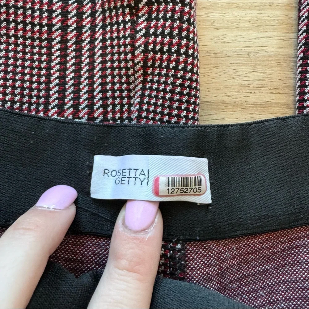 Rosetta Getty Plaid Cropped Flare Trousers - Picture 7 of 12